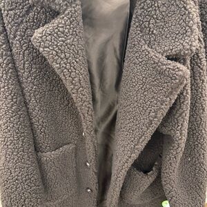 Lucky Brand brown Sherpa Jacket